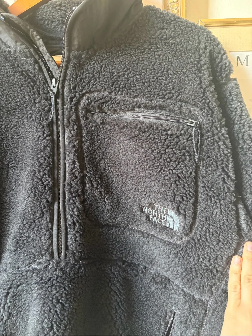 NWT The North Face Extreme Pile pullover jacket in black XL